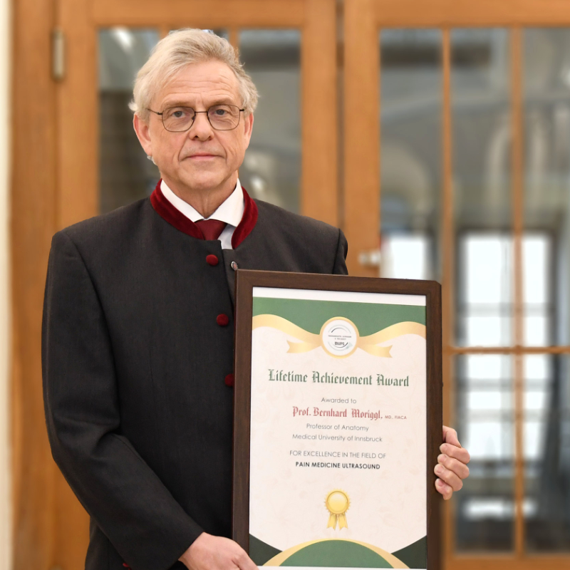 World Institute of Pain verleiht Bernhard Moriggl den Lifetime Achivement Award
