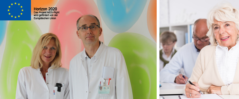 Ao.Univ.-Prof. Dr. Reinhard Stauder und Britta Halter MSc. bilden das MDS-Right Team in Innsbruck. Foto Copyright: tirol kliniken/Fotolia_ Photographee.eu
