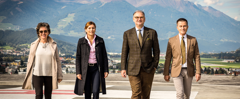 Wollen gemeinsam neue Wege gehen: Christine Bandtlow, Manuela Groß, Wolfgang Fleischhacker und Peter Loidl. (v. li. n. re.) Foto: MUI/F. Lechner.