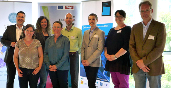 Gruppenfoto GLP-Workshop: Dr. Markus Hofer, DDr. Petra Stöckl, Dipl. Ing.in Astrid Neumann, Sieglinde Sellemond, Mag. Peter Indinger, Johannes Ghetta, B.Sc, Pamela Schech, Dr. Peter Josten (v. li. n. re)