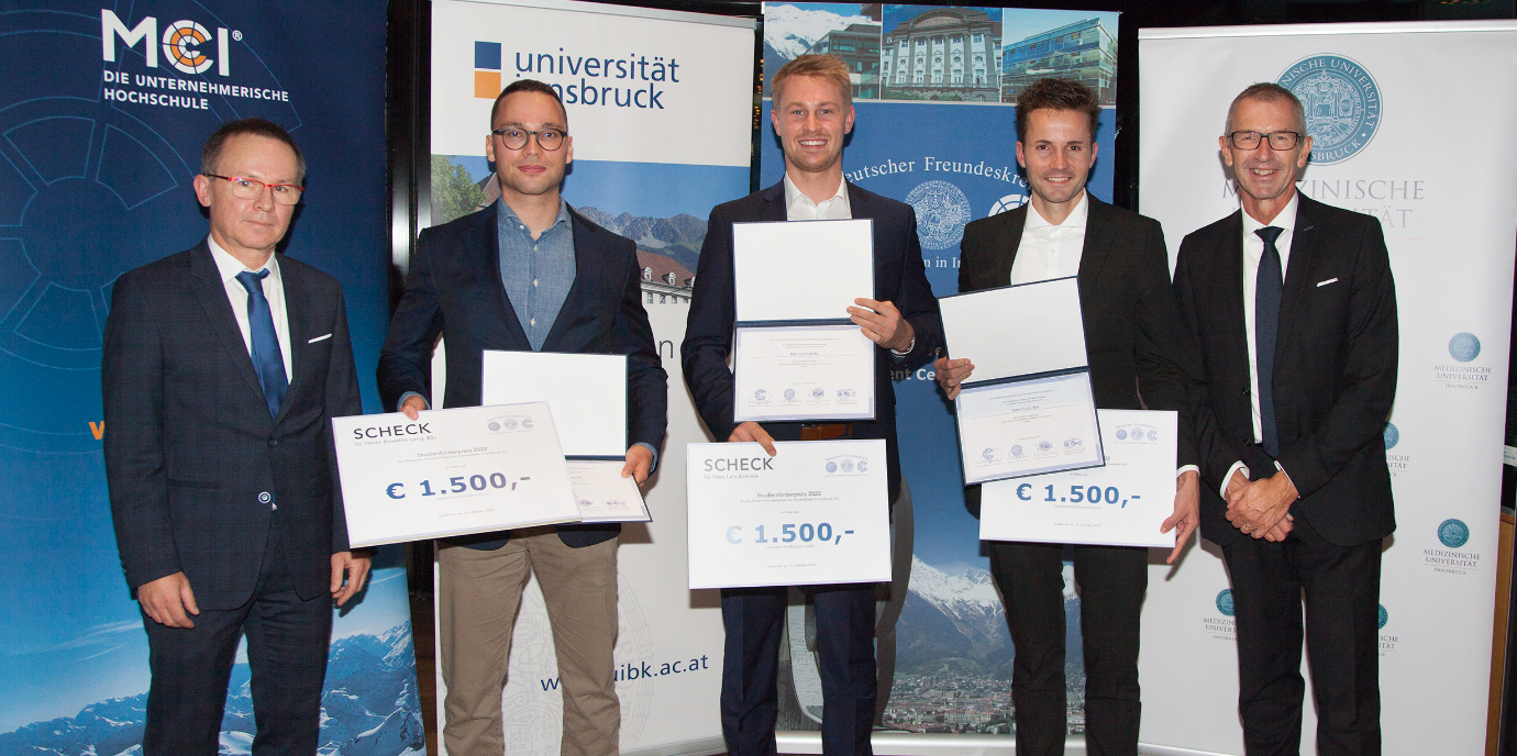 Studienförderpreise des Deutschen Freundeskreises verliehen