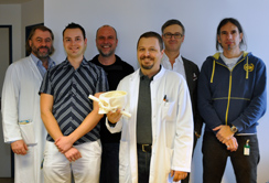 Ao.Univ.-Prof. Dr. Wilhelm Eisner, DI (FH) Rocco Weigel, PD Dr. Wolfgang Recheis, Mag. Ing. Paul Eichberger M.Sc., Dr. Helmuth Oehler (Schloß Ambras), Dr. Michael Verius (v. li. nach re.)