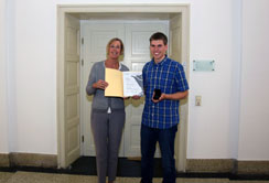 Lehrling zum Chemielabortechniker erhielt Silbernes Leistungsabzeichen