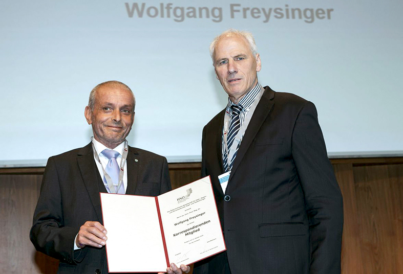 Auszeichnung für Wolfgang Freysinger