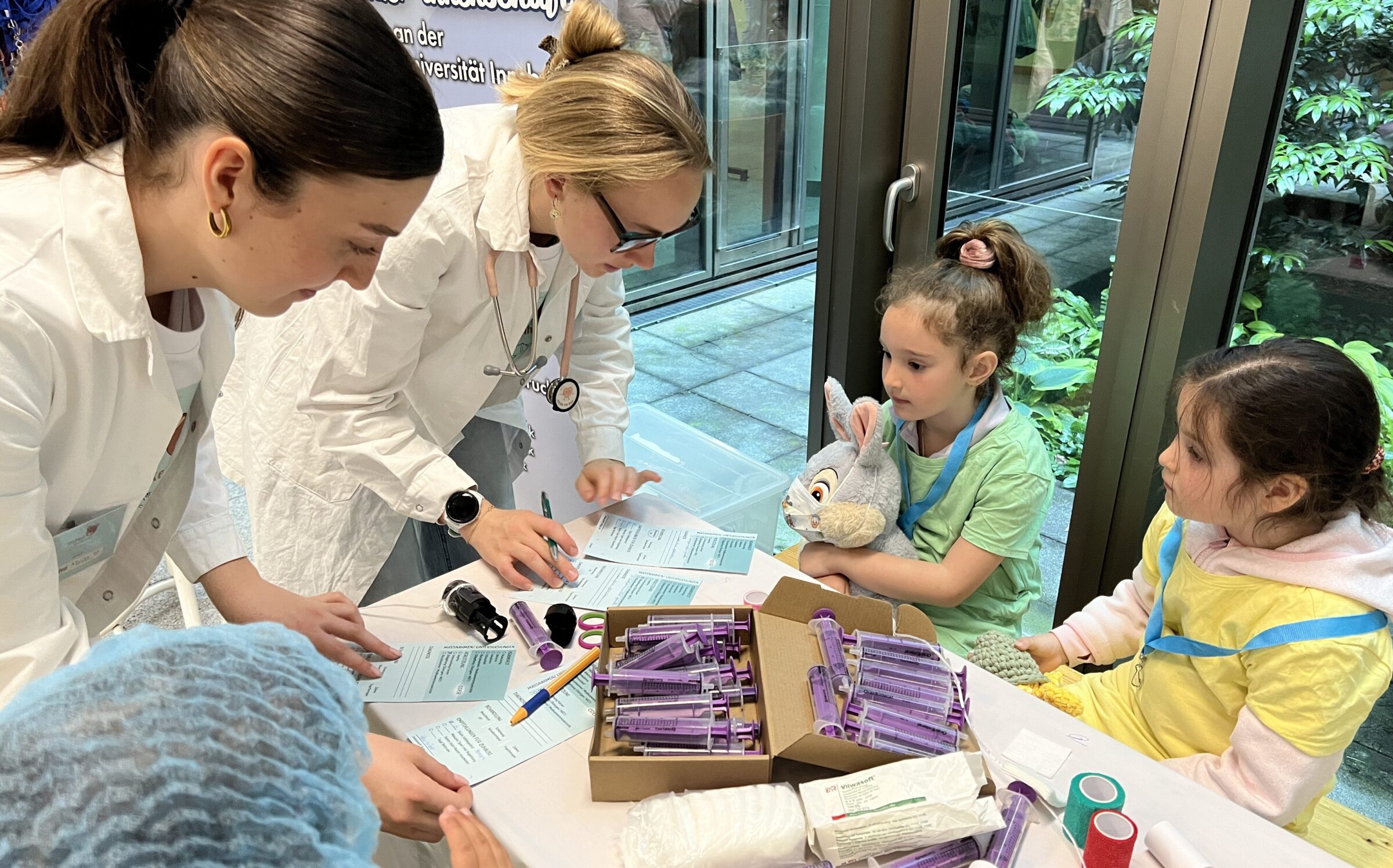 Das Teddybärkrankenhaus ist eröffnet