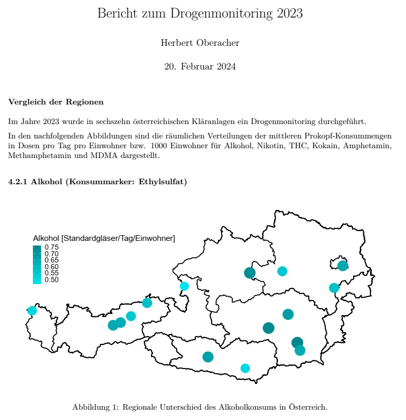 Bericht zum Drogenmonitoring 2023, Herbert Oberacher, 20. Februar 2024