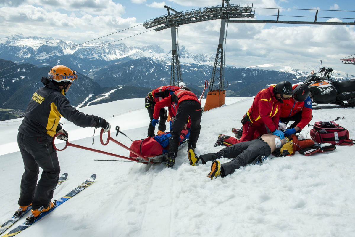 BU: Knapp 60 Prozent der Unfälle passierten auf gesicherten Skipisten. (Foto: Eurac Research/Ivo Corrà)
