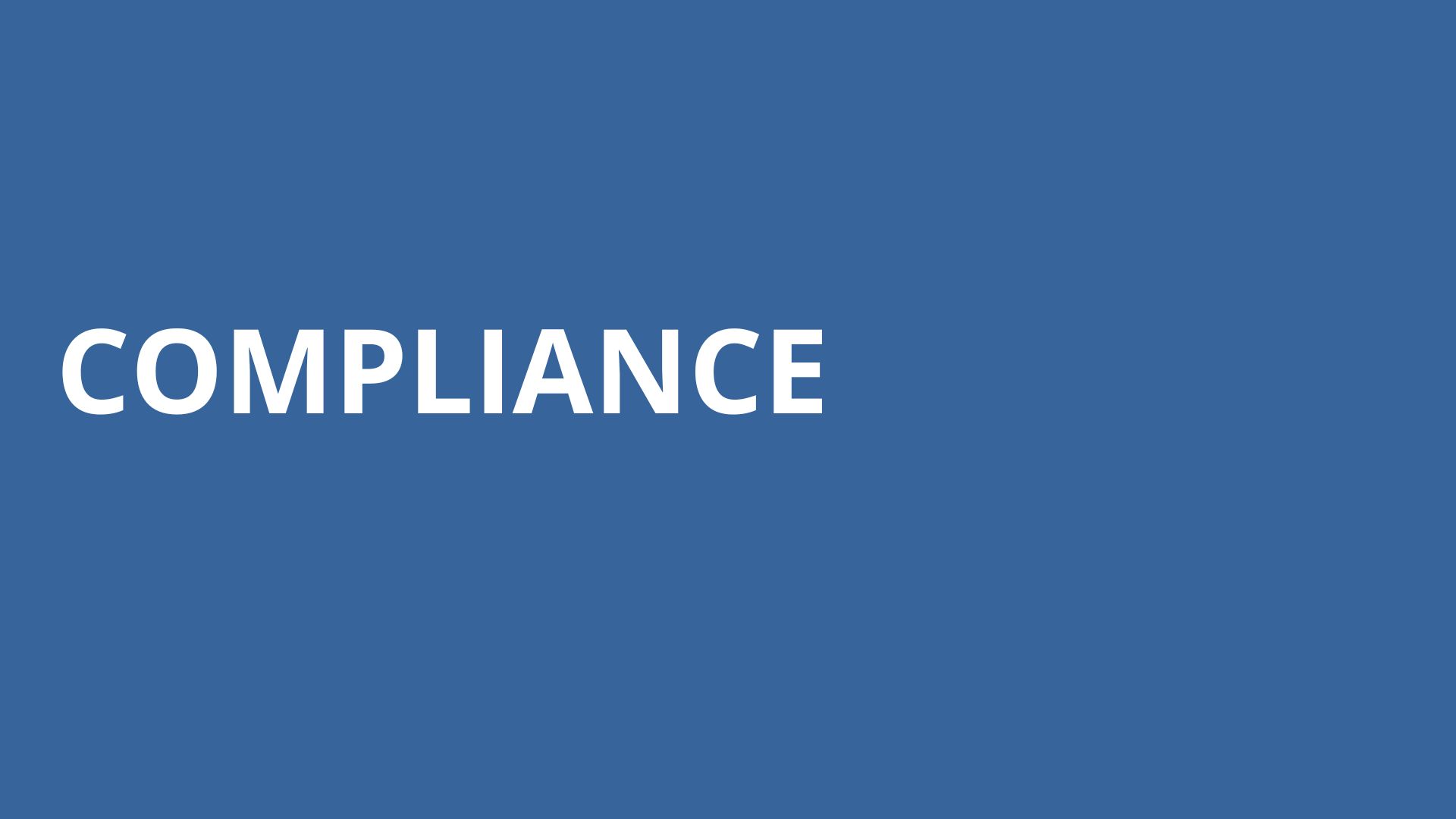 Compliance